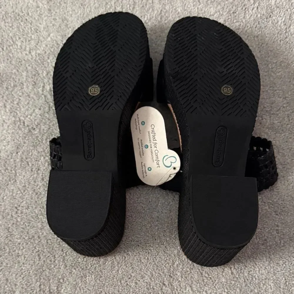 NEW NWT Baretraps Myles Platform Sandal Black Size 9.5